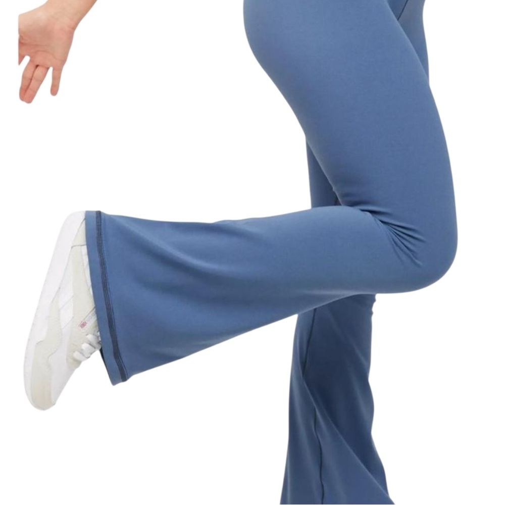 Offline Aerie Crossover Flared Blue Leggings
